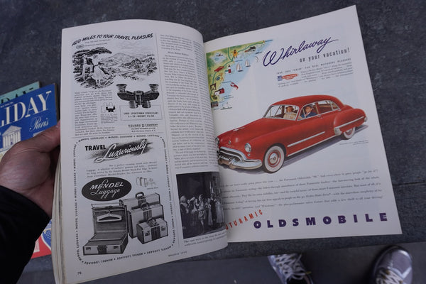 Holiday Magazine 5 issues, 1946, 1948, 1951 AP1935