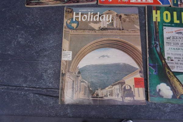 Holiday Magazine 5 issues, 1946, 1948, 1951 AP1935