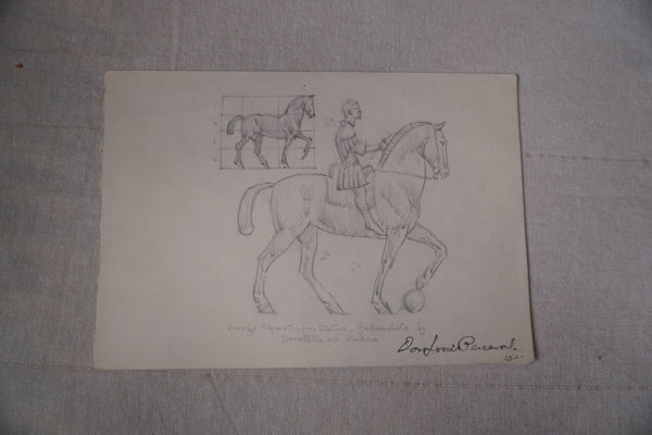 Don Louis Perceval - Sketch for a Bronze Equestrian Statue AP1956