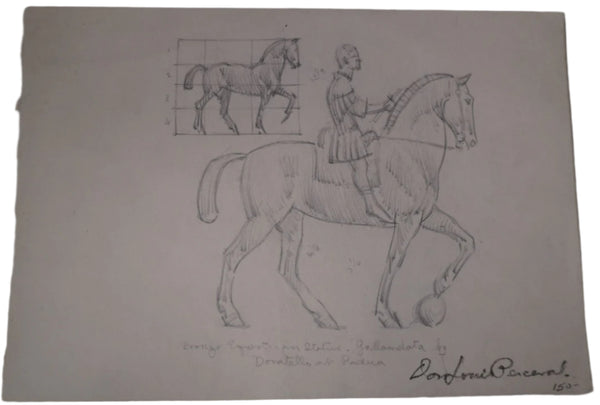 Don Louis Perceval - Sketch for a Bronze Equestrian Statue AP1956