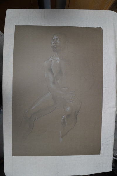 Wade Reynolds (1929-2011) - African-American Male Nude  AP1959
