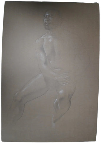 Wade Reynolds (1929-2011) - African-American Male Nude  AP1959