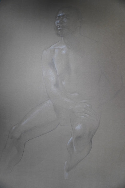 Wade Reynolds (1929-2011) - African-American Male Nude  AP1959