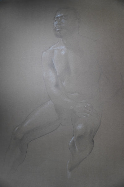 Wade Reynolds (1929-2011) - African-American Male Nude  AP1959