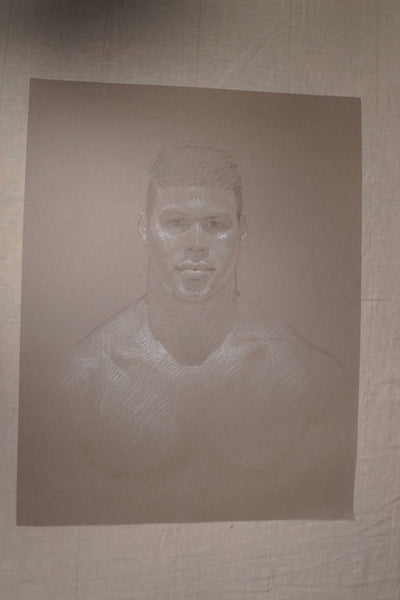 Wade Reynolds (1929-2011)  Portrait of an African-American Man AP1961