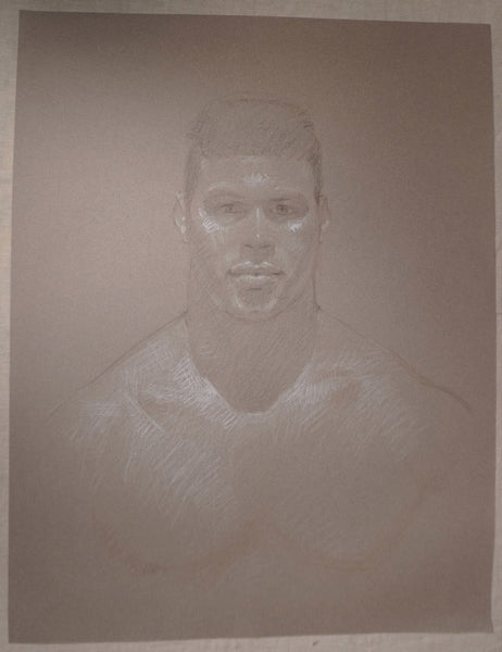 Wade Reynolds (1929-2011)  Portrait of an African-American Man AP1961