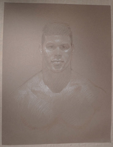 Wade Reynolds (1929-2011)  Portrait of an African-American Man AP1961