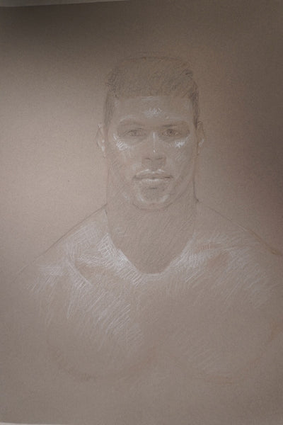 Wade Reynolds (1929-2011)  Portrait of an African-American Man AP1961