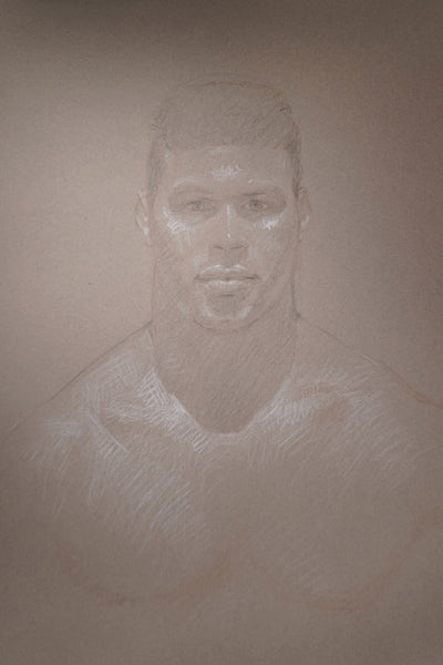 Wade Reynolds (1929-2011)  Portrait of an African-American Man AP1961