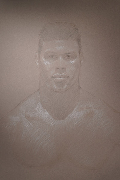 Wade Reynolds (1929-2011)  Portrait of an African-American Man AP1961