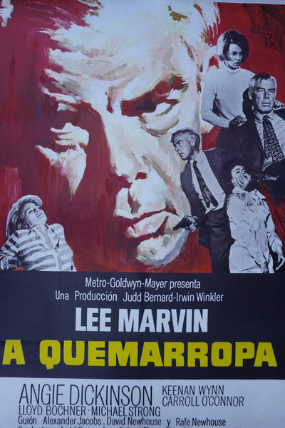 A Quemarropa (Point Blank) 1967 Lee Marvin Original Movie Poster AP1965