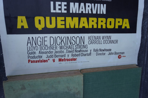 A Quemarropa (Point Blank) 1967 Lee Marvin Original Movie Poster AP1965