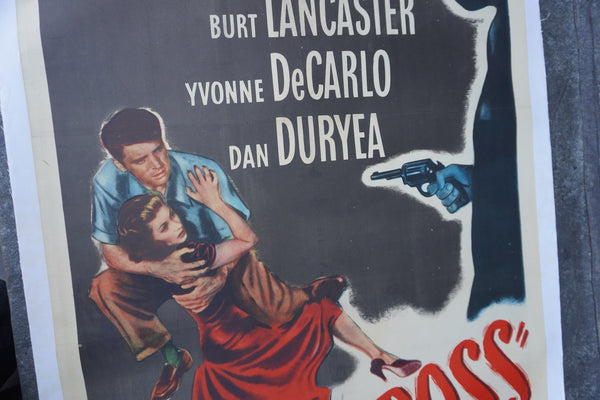 Criss-Cross Original Noir Movie Poster 1949 AP1968