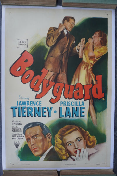 Bodyguard 1948 Noir Original Poster AP1969