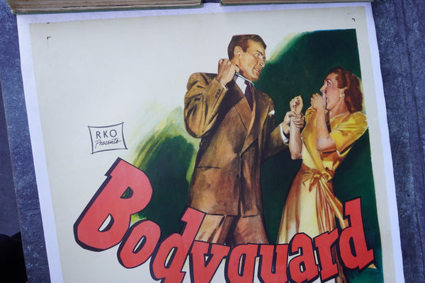 Bodyguard 1948 Noir Original Poster AP1969