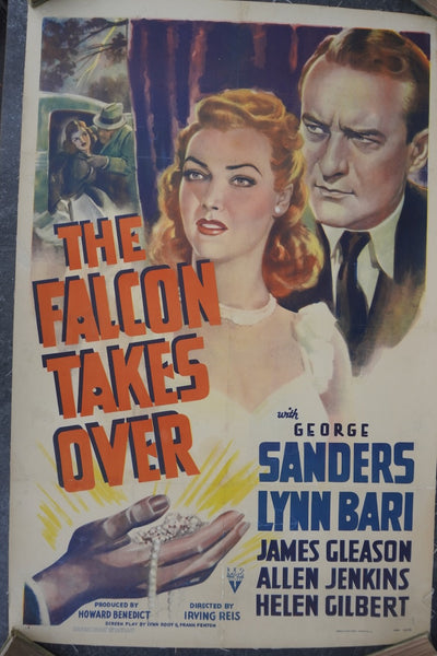 The Falcon Takes Over - 1942 George Sanders Detective B-Picture Original Movie Poster AP1970