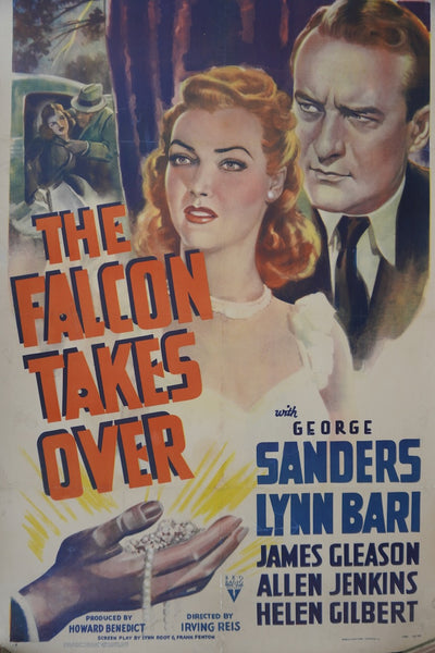 The Falcon Takes Over - 1942 George Sanders Detective B-Picture Original Movie Poster AP1970