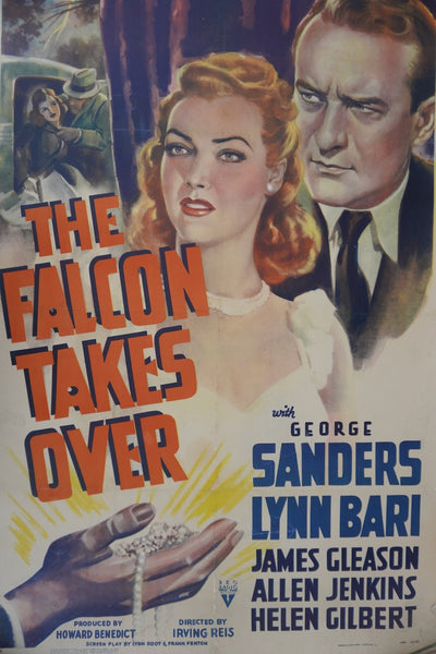 The Falcon Takes Over - 1942 George Sanders Detective B-Picture Original Movie Poster AP1970