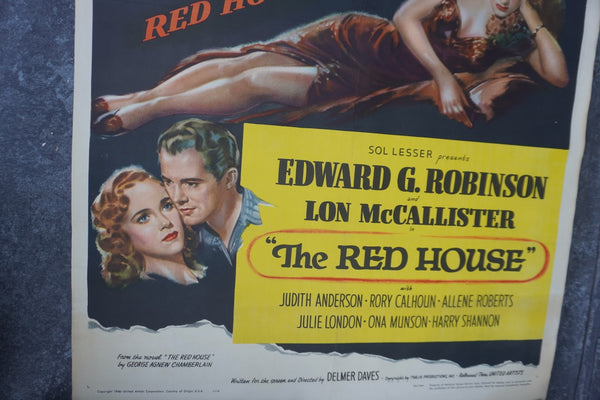 The Red House Original 1947 Edward G Robinson Movie Poster AP1974