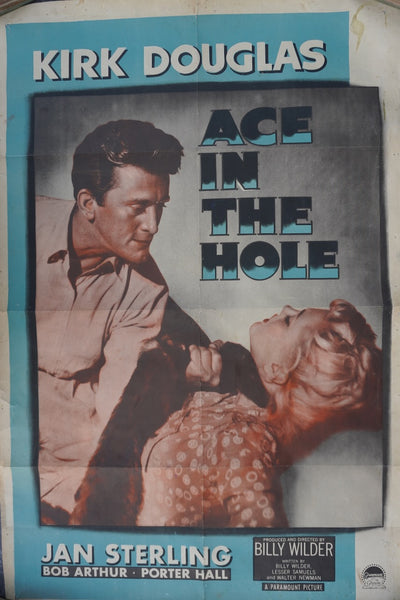 Ace in The Hole Original 1951 Kirk Douglas Billy Wilder Movie Poster AP1980