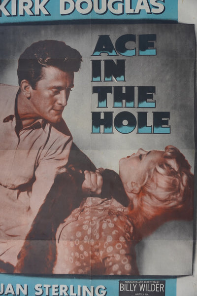 Ace in The Hole Original 1951 Kirk Douglas Billy Wilder Movie Poster AP1980