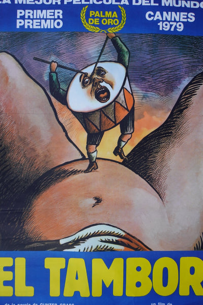 El Tambor Original Poster for Soanish release of The Tin Drum 1979 AP1982