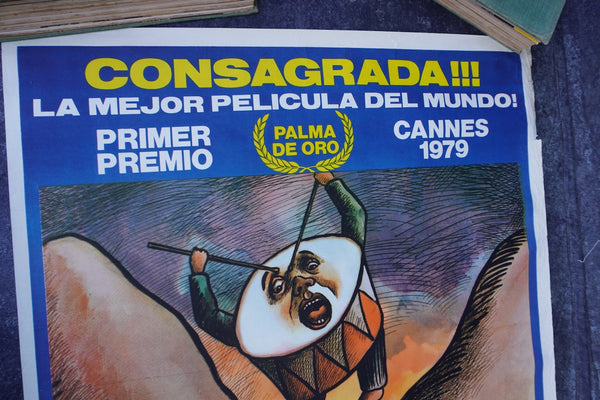 El Tambor Original Poster for Soanish release of The Tin Drum 1979 AP1982