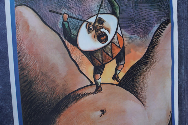 El Tambor Original Poster for Soanish release of The Tin Drum 1979 AP1982