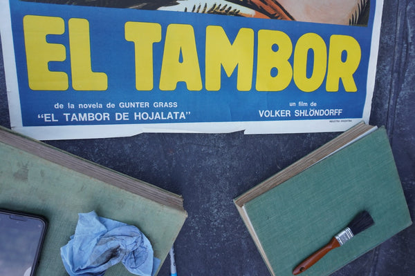 El Tambor Original Poster for Soanish release of The Tin Drum 1979 AP1982