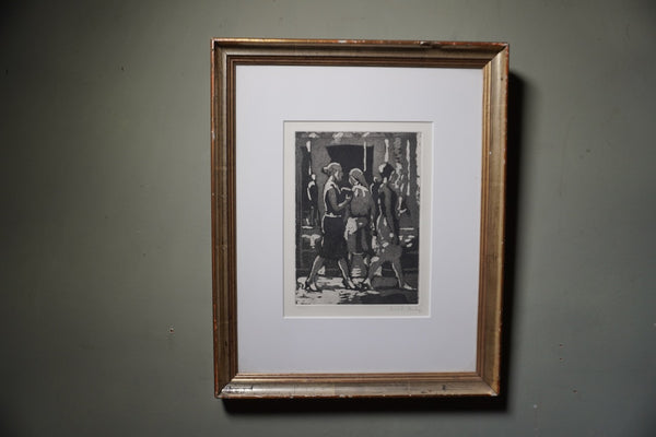 Original Print by Isabel Bishop, Women Walking AP2000