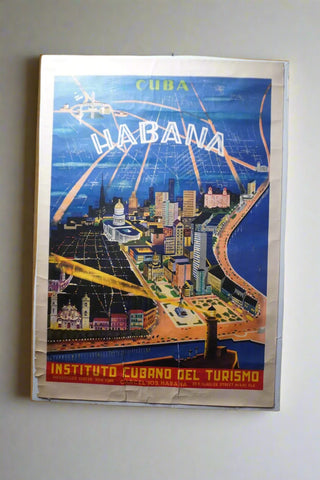 Instituto Cubano Del Turismo Original Poster AP2012