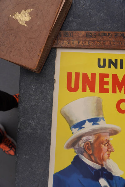 U.S. Unemployment Census Poster 1937 AP2015