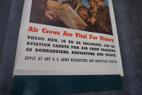 Original WWII Keep Em Flying! Recruiting Poster by Ivan Dimitri AP2017