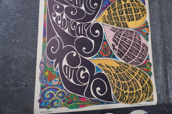 Psychedelic Calendar Poster by Carson Morris AP2020