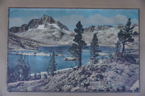 Hand Tinted Photograph of Thousand Island Lake by J.M. Jameson AP2025