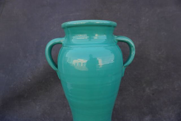 Bauer Matt Carlton Rebekah Floor Vase in Jade Green B3252