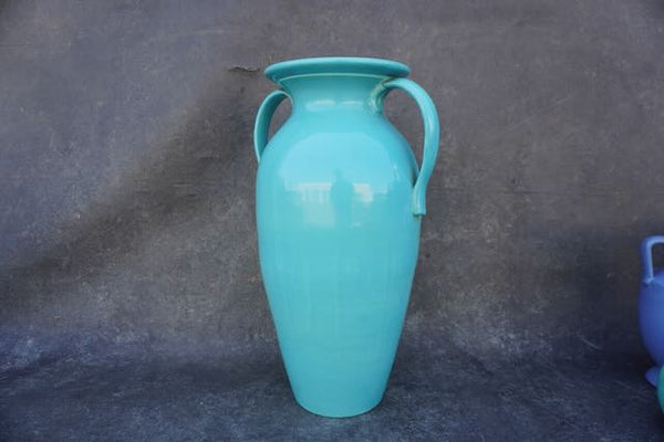 Bauer Fred Johnson Urn in Turquoise - Rare B3254