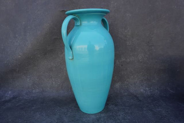 Bauer Fred Johnson Urn in Turquoise - Rare B3254