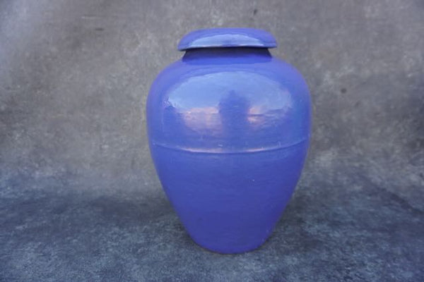 Bauer Mini Oil Jar 16" in Cobalt Blue B3261