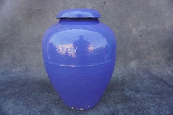 Bauer Mini Oil Jar 16" in Cobalt Blue B3261
