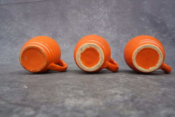 Orange Bauer Ringware Barrel Mugs B3274