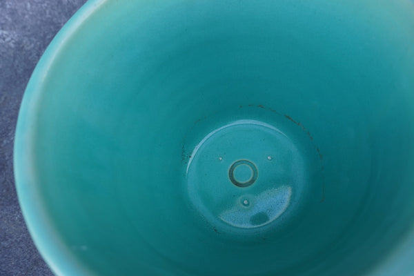 Bauer Ringware Jardiniere in Turquoise B3299