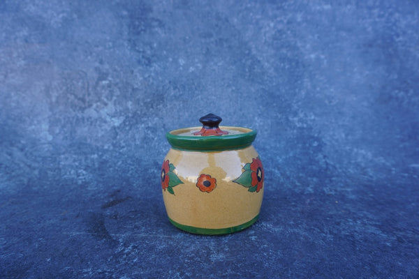 Bauer Spice Jar - Hand Decorated by Jessie Welch B3303