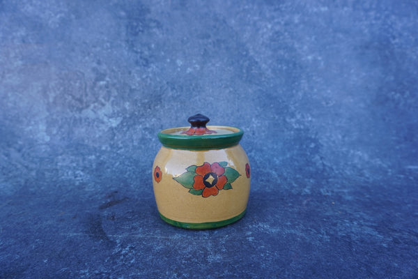 Bauer Spice Jar - Hand Decorated by Jessie Welch B3303