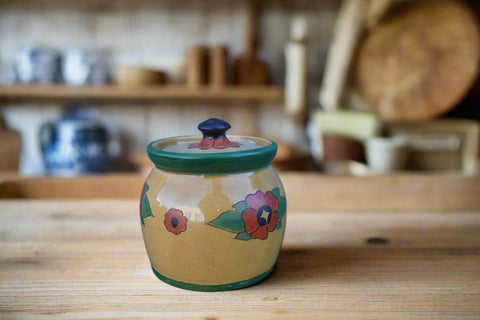 Bauer Spice Jar - Hand Decorated by Jessie Welch B3303