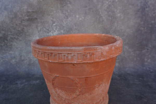 Bauer Redware Laurel Pot 1920s  B3305