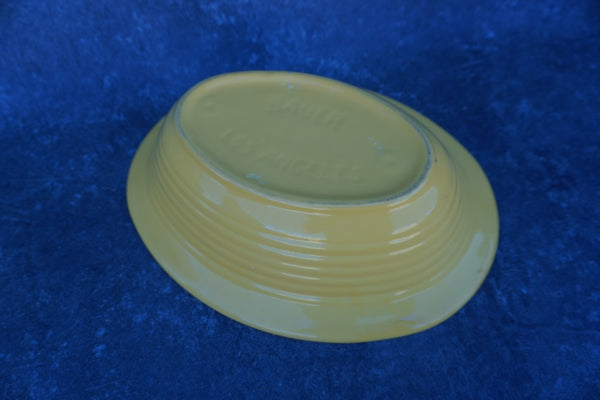 Oval Bauer Vegetable Bowl in Yellow B3311
