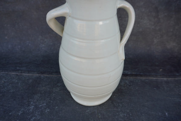 Rare Bauer Matt Carlton Tall Vase in White B3314