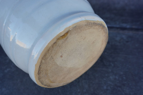 Rare Bauer Matt Carlton Tall Vase in White B3314