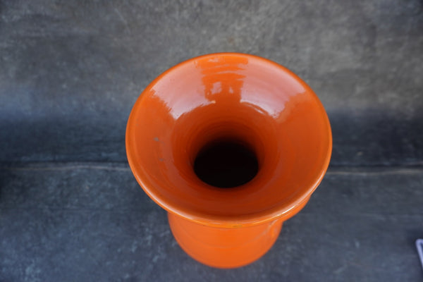 Bauer Matt Carlton Tall Vase in Orange B3316